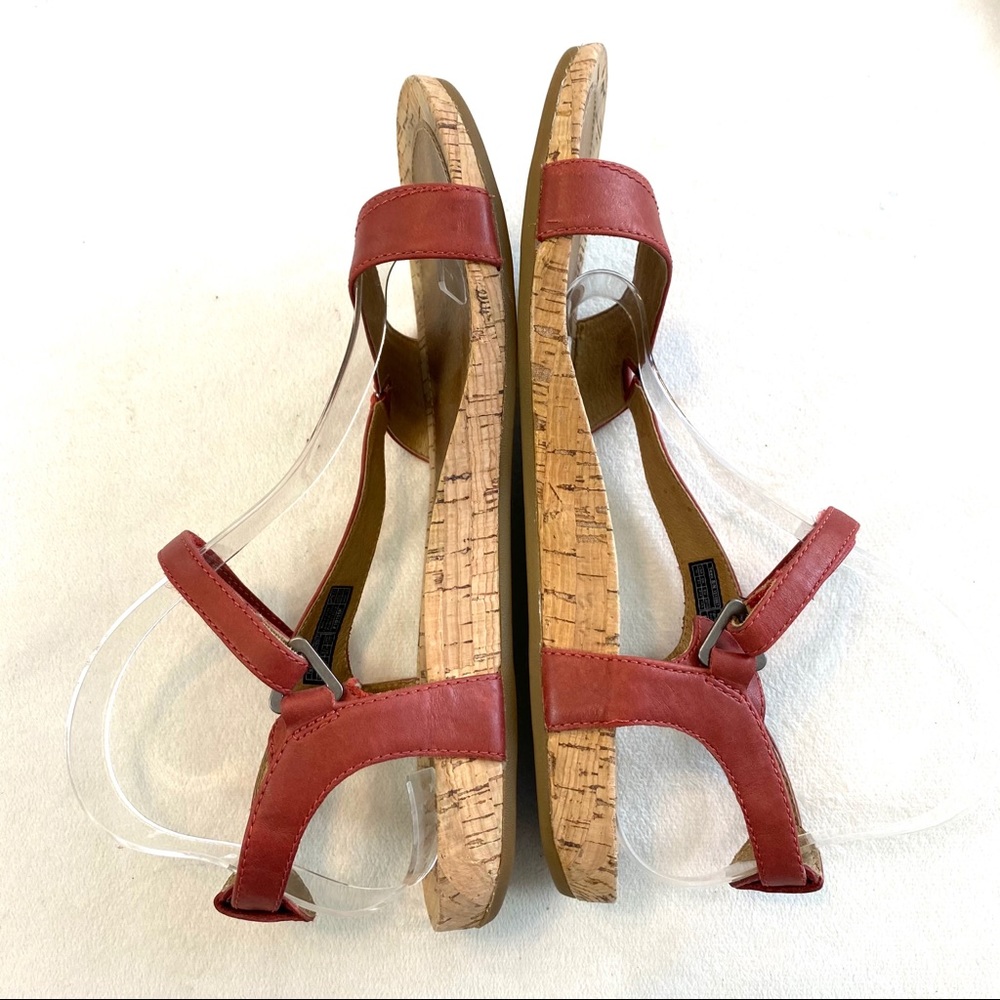 Teva Women's Red Cork Footbed Sandals - Picture 6 of 15